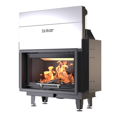 Камінна топка BOKAR 9050G (19,1 kW ) black ceramatex
