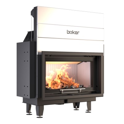 Камінна топка BOKAR 9050G (19,1 kW ) white ceramatex