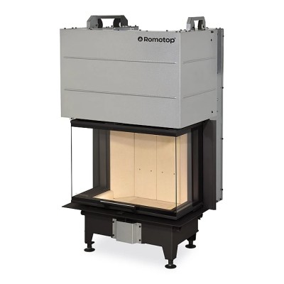 Romotop HEAT C 3g L 65.52.31.21 - тристороння камінна топка з підйомним механізмом