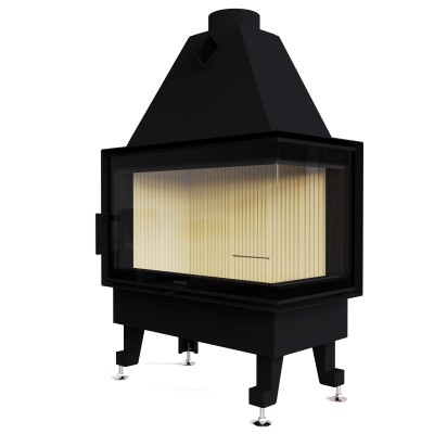 Камінна топка M-FIRE 80 (890/540) кутова права (17kW)