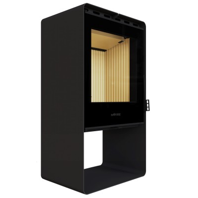 Піч сталева M-Fire Santorini з дровником (12kW)