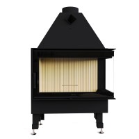 Камінна топка M-FIRE 80 (890/540) кутова права (17kW)