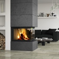 Romotop HEAT U 3g L 50.52.70.24 - тристороння топка для каміна з гільйотиною