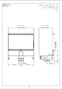 Romotop HEAT 2g 80.50.01 - класична камінна топка