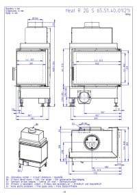 Romotop HEAT R 2g S 65.51.40.21 - правостороння кутова камінна топка