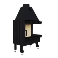 Камінна топка M-FIRE 80 (890/540) кутова права (17kW)