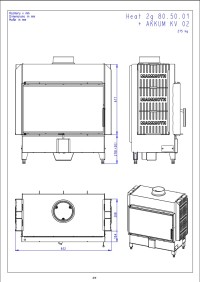 Romotop HEAT 2g 80.50.01 - класична камінна топка