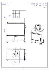Romotop HEAT 2g 70.50.01 - класична камінна топка