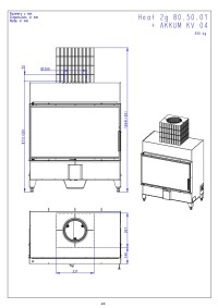 Romotop HEAT 2g 80.50.01 - класична камінна топка