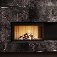 Камінна топка M-FIRE 80 (890/540) кутова права (17kW)