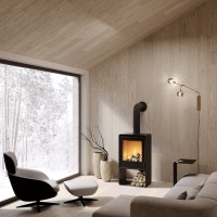 Піч сталева M-Fire Santorini з дровником (12kW)