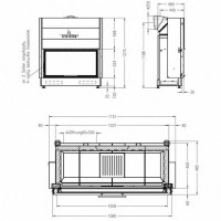 Стальная каминная топка Spartherm Varia Bh-4S