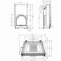 Стальная каминная топка Spartherm Varia SRh