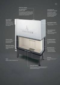 Стальная каминная топка Spartherm Speedy Ph-4S