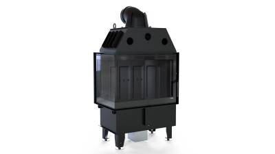 Каминная топка DEFRO HOME INTRA SM BL (ЧЕРНЫЙ ШАМОТ)