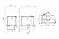 Каминная топка DEFRO HOME INTRA SM BL G
