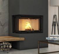 Камінна топка DEFRO HOME INTRA SM BL G (ЧОРНИЙ ШАМОТ)
