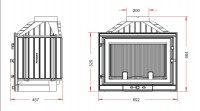 Чугунная топка INVICTA PRIMO 700 Grand Angle